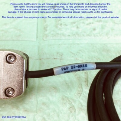 RENISHAW T1001-15A TI0000A00A, Encoder Head Cable as photos, sn