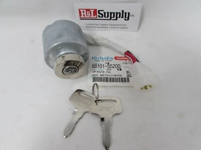 Genuine Kubota Ignition Key Switch 66101-55200 Bx1500D Bx1830D Bx2200D Bx2230D