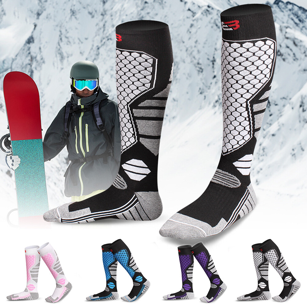 SALOMON Calzini da sci da uomo performance lunghi termici invernali di design calzini da snowboard scarponi da sci