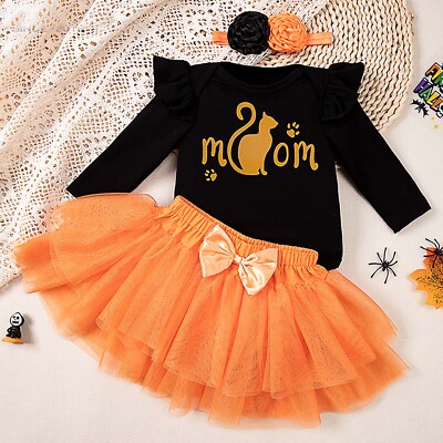 Little Girls Romper And Tutu Skirt Set Toddler Child Infant Baby