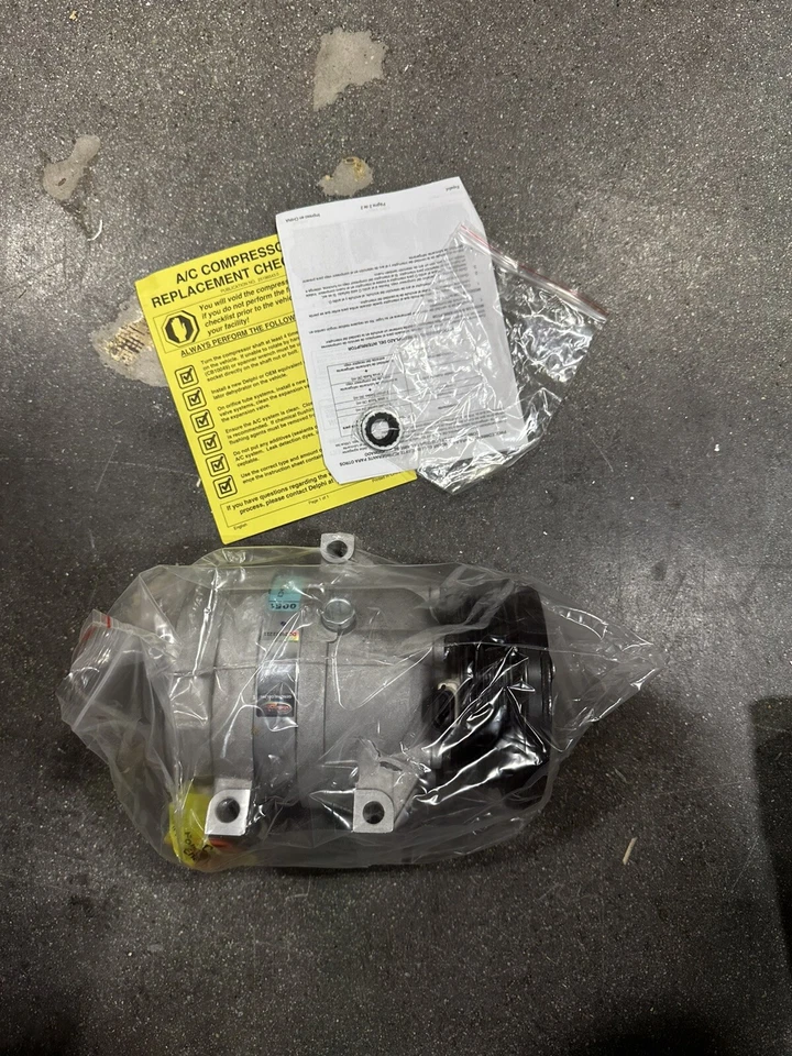 Компрессор переменного тока для 1997 - 2003 Chevy Malibu MonteCarlo Lumina V6 3,1 л с муфтой - Изображение 2 из 4