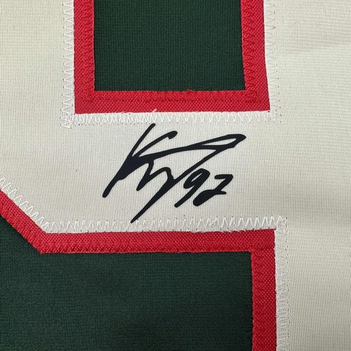 Facsimile Autographed Kirill Kaprizov Minnesota Green Reprint Auto Jersey XL - Picture 2 of 4