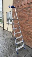 Werner Long but Light Aluminium 2.12m 7 Step Platform Ladder - Tall - Was £150