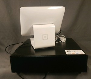 Square Point Of Sale Cash Register Drawer Stand With Magstrip Card