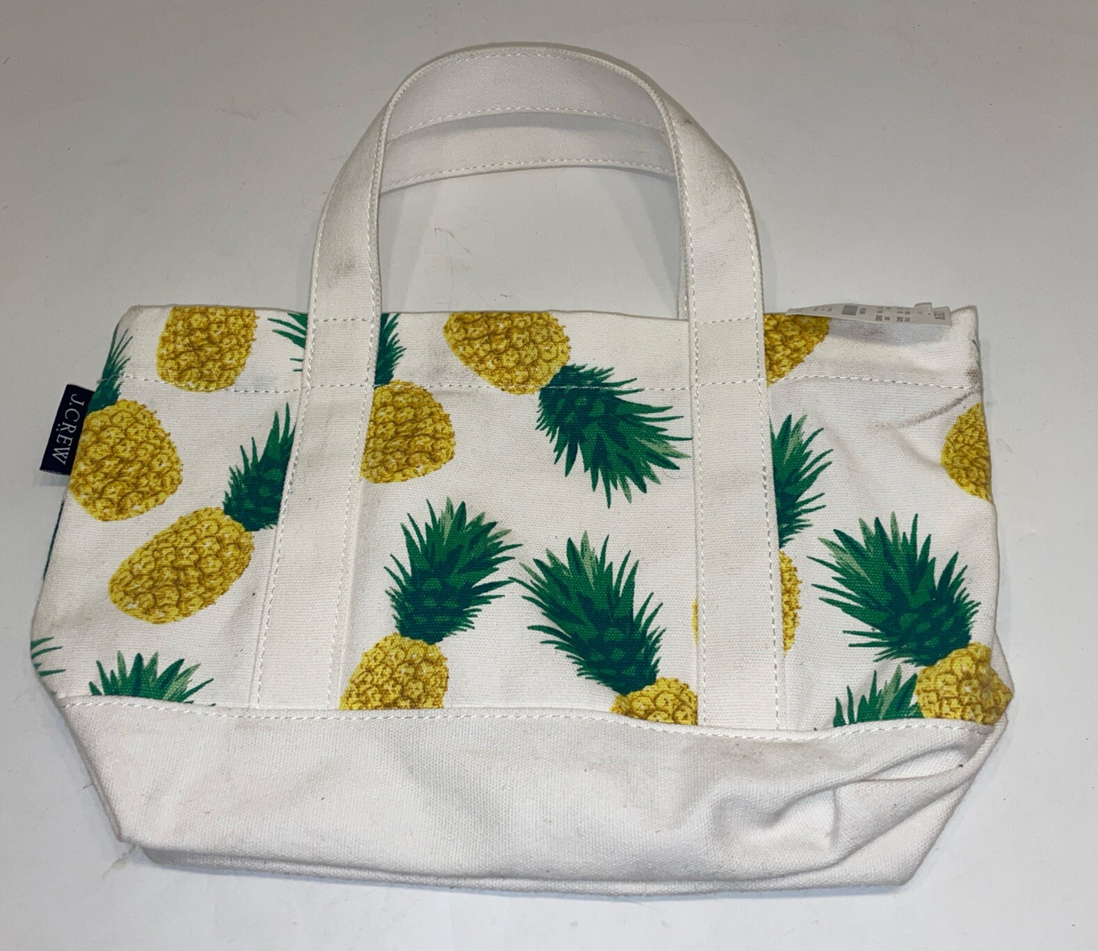 J.Crew Pineapple Print Mini Tote NWT BI472