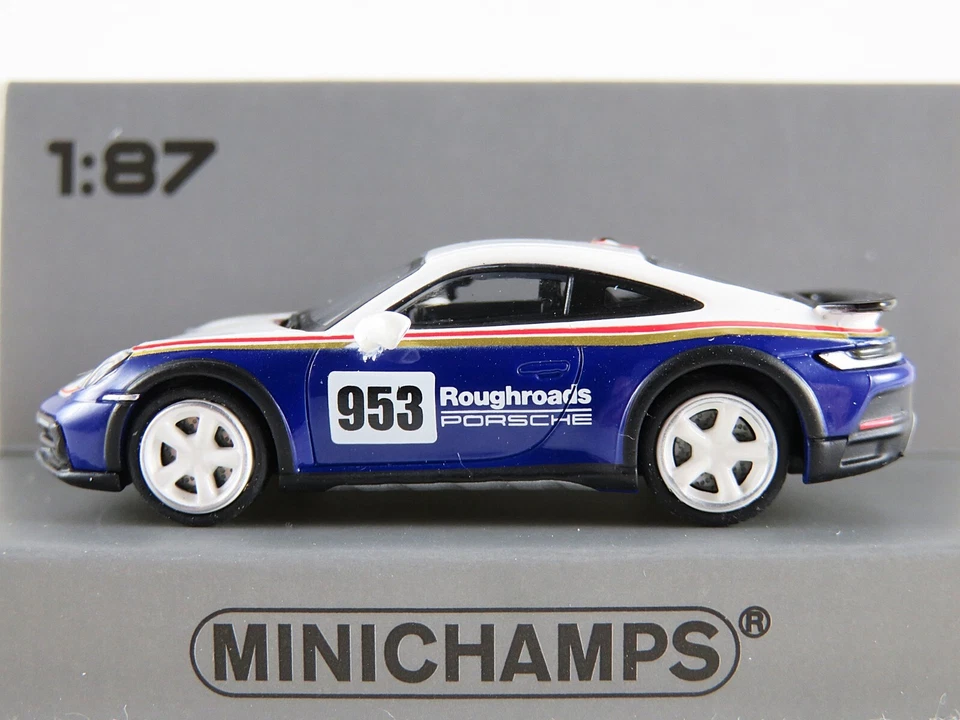 Minichamps 870 062075 Porsche 911 Dakar (2022) "Roughroads" 1:87/H0 NEU/OVP