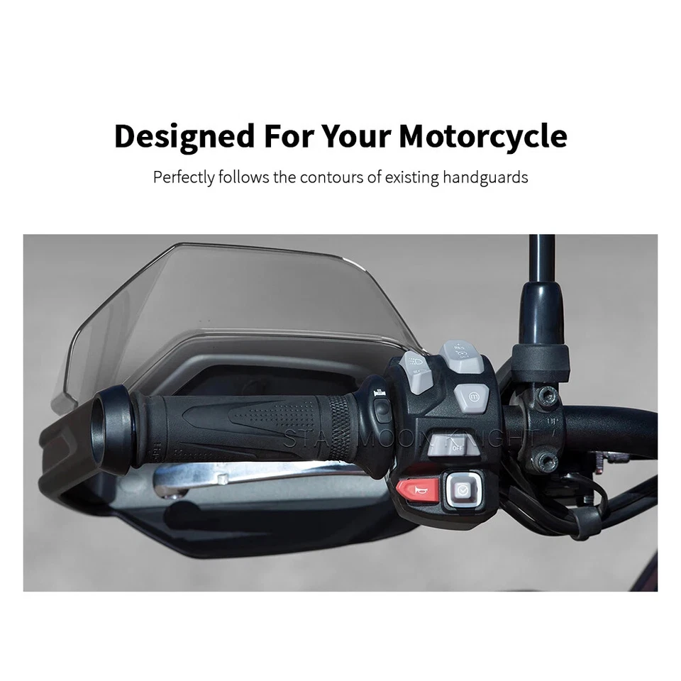 Protector de extensión de guardamanos parabrisas lateral para Triumph Tiger 1200 Rally 2022- Foto 4 de 4