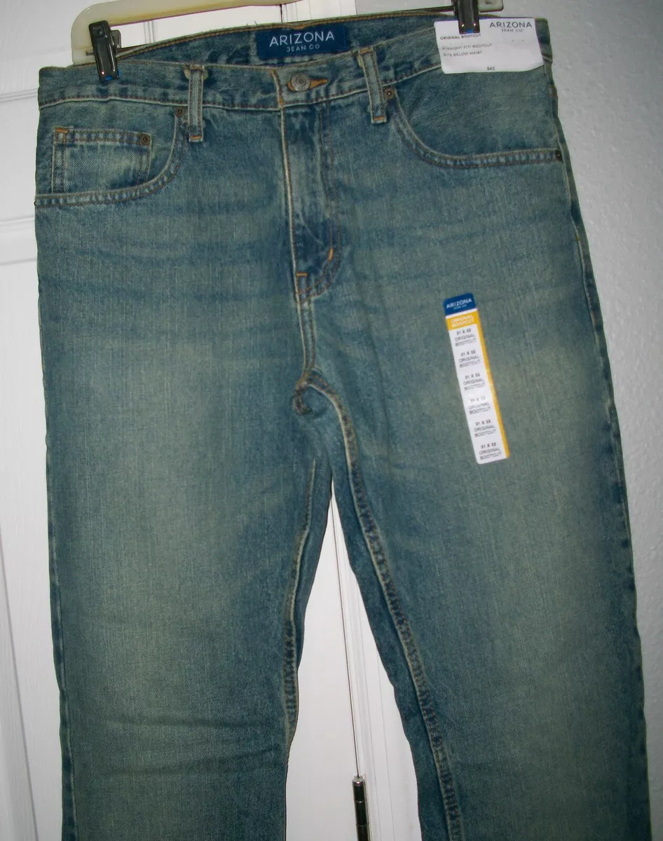 ARIZONA 100% Cotton Original BootCut Light Stone Blue Denim Jeans NWT 30x29  $42 | eBay