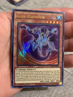 Yugioh! Code Radiator - GFP2-EN081 - Ultra Rare - 1st Edition Near Mint,  English