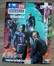 New Statesmen 1989 John Smith Jim Baikie Sean Fleetway PROMO Poster VF