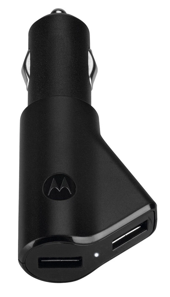 New OEM Motorola Rapid Dual Port Car Vehicle Charger Adapter * SPN5581A Original - Image 2 of 2