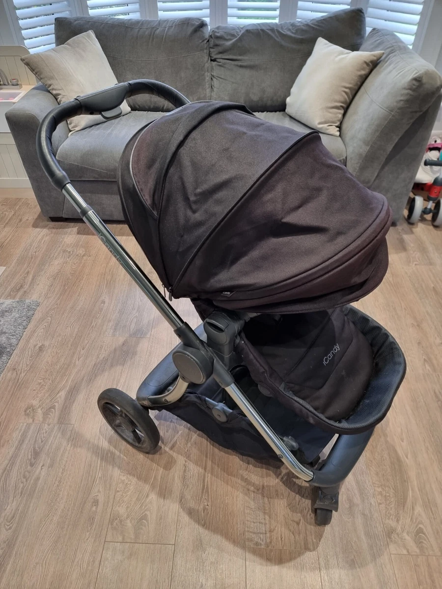 iCandy Lime Lifestyle Pushchair and Carrycot Bundle Black