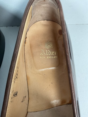 Alden New England Moccasin Tassel Loafer 10 D Dark Brown - 第 5/21 張圖片
