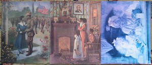 3 BLACK AMERICANA PATRIOTIC WWI PRINTS - True Blue - Black Man No Slacker Repro