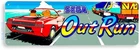 TIN SIGN Out Run Arcade, 80's, Retro, Console, Marquee, Game Room Decor, A894