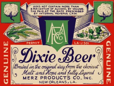 #ad Dixie 45 Beer of New Orleans New Metal Sign: Lg. Size 12 X 16 Free Shipping $34.88