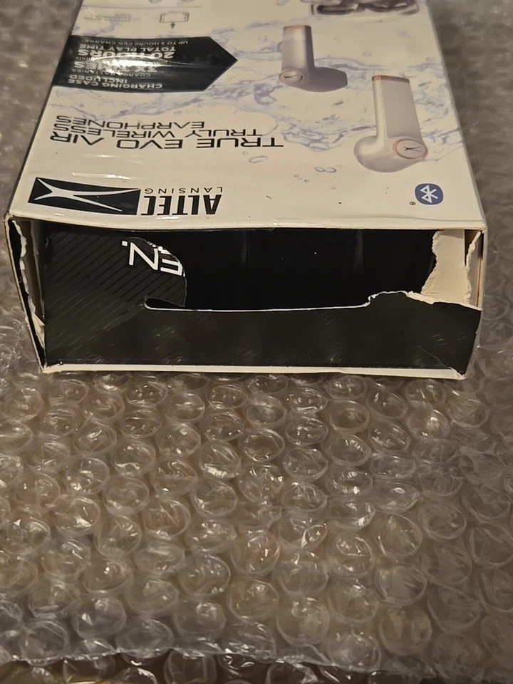 NOVO Fone de Ouvido Bluetooth Altec Lansing TRUE EVO AIR Verdadeiramente Sem Fio Ouro Rosa  - Imagem 3 de 4