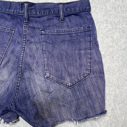 Vintage 60s 70s Landlubber Denim Womens Jean Shorts Size 28 - Picture 11 of 15