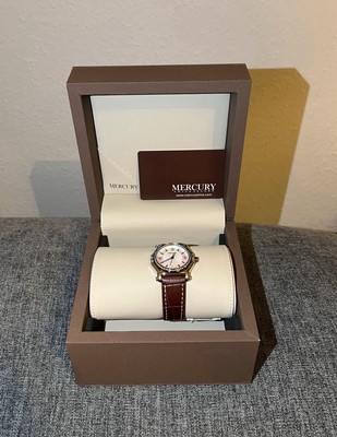 NEU Mercury Swiss Made ME1080-SCL-S-1 Quarzuhr Schweiz Edelstahl