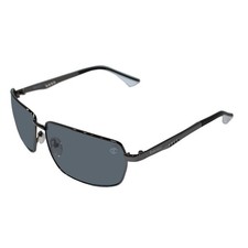 Timberland Golf 7225 Polarized Sport Sunglasses, Black Frame/Smoke Lens