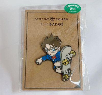 DETECTIVE CONAN Case Closed Exclusive Pin Badge Gosho Aoyama Manga Factory