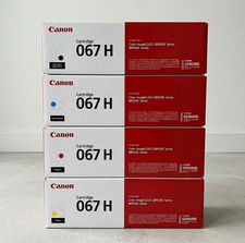 Canon 067H Toner Color Set 4 Pack CMYK High Yield - MF/LBP 600 Series - New
