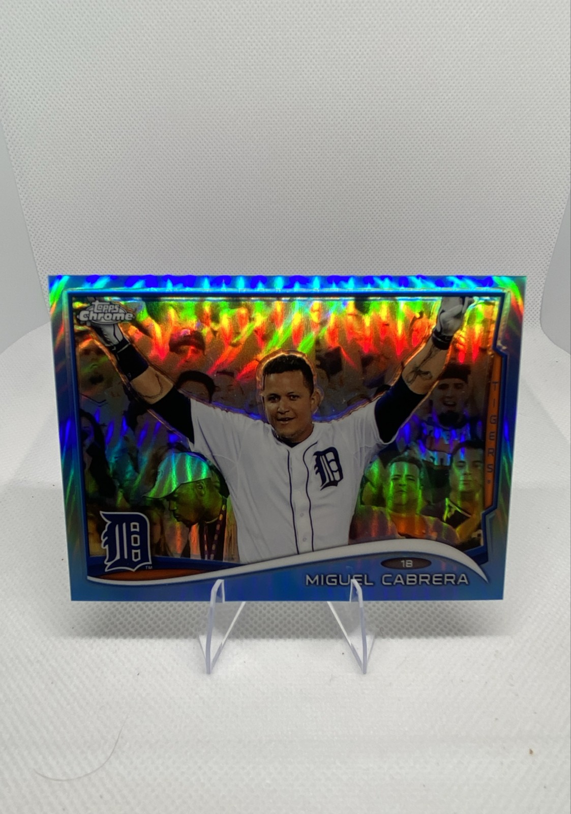 2014 Topps Chrome - Miguel Cabrera #220 Blue Refractor /199