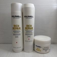 Goldwell Dualsenses Rich Repair Restoring Shampoo Conditioner Treatment