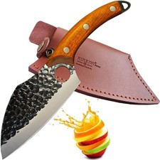 AIRENA Coltelli da Cucina Forgiati a mano, Coltello da Chef professionista, lama