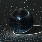 AplusChoice 12" Blue Disco Ball w/ 2 RGB Spotlights Rotating Motor Party Light — photo 3