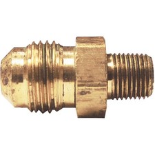 Do it 1/2 In. x 3/8 In. Brass Male Flare Adapter 458873 SIM Supply, Inc. 458873