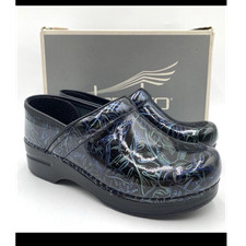 Dansko Professional Patent Tropical Leaf Flor...