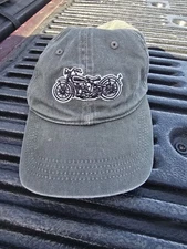 Open Road "Ride On" Hat, Gray Adjustable, Embroidered Spellout, New. motorcycle