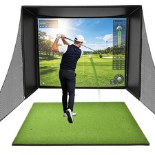 26mm/31mmThickened Golf Mat: 5X4Ft Golf Hitting Mats Practice Indoor/Outdoor