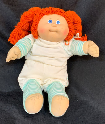 Cabbage Patch Kids Girl Doll, Bottom MARKED Xavier Roberts 85, Clothes Tagged