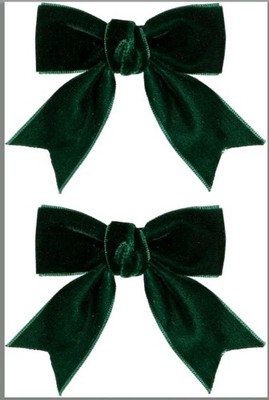 3 Inch Baby Girl Velvet Hair Bows Cute Soft Velvet Alligator Barrettes Set Of 2