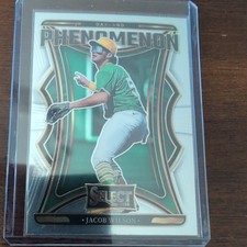 2025 Panini Select Baseball Jacob Wilson Phenomenon Insert Athletics