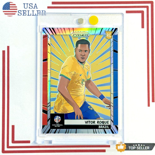 Vitor Roque #7 2024 Panini Prizm Copa America Manga card