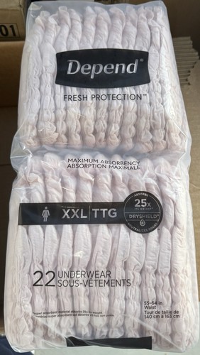 44 Count Depend Fresh Protection Adult Incontinence & Postpartum Bladder Leak - Picture 11 of 17