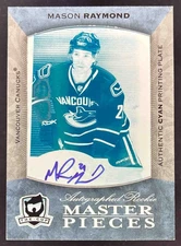 2007 The Cup Ultimate Collection Printing Plates Cyan Mason Raymond RC Auto 1/1