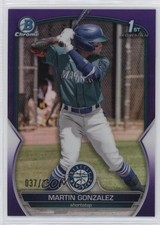 2023 Bowman Chrome Prospects Purple Refractor /250 Martin Gonzalez #BCP-28 00em