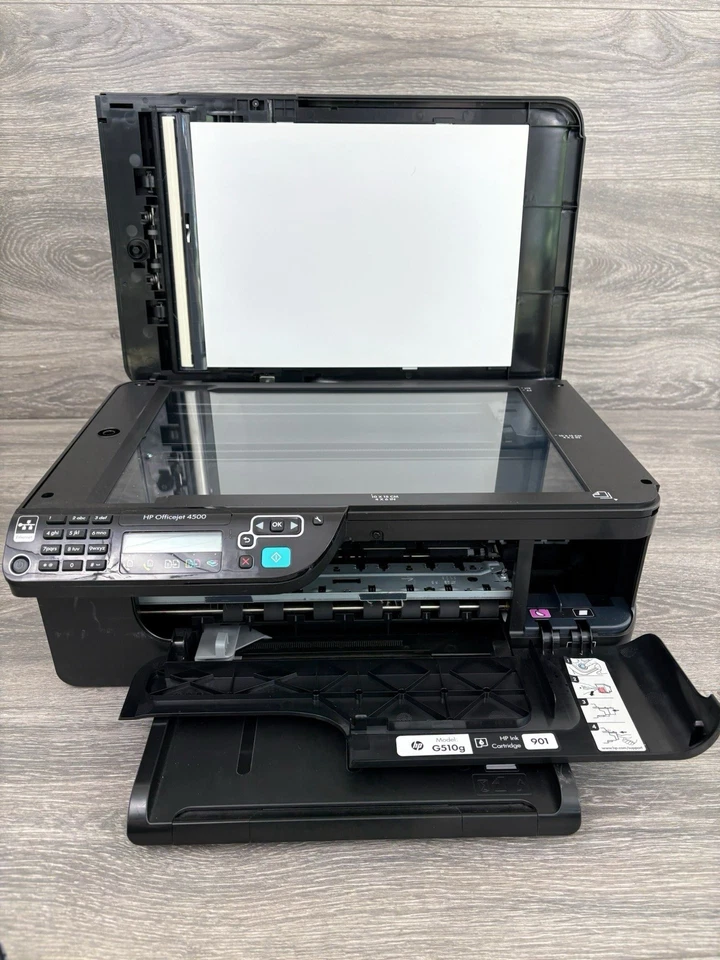 HP Officejet 4500 Printer G510n Wireless Inkjet All In One Print With Paper Tray - Image 4 of 4