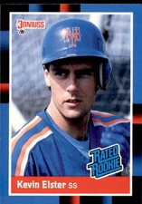 Kevin Elster 1988 Donruss Rated Rookie Card #37. rookie card picture