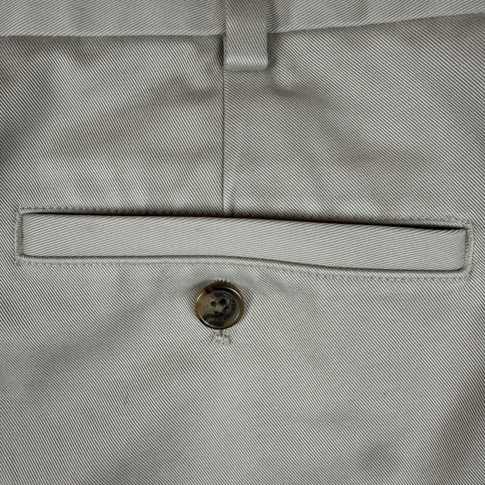 Brooks Brothers 36x32 Advantage Chino Milano 100% Cotton Khaki Beige Men Pants thumbnail 19