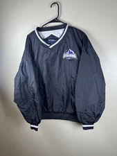 Vintage Idaho Steelheads Hockey Boise Pullover Windbreaker Sz XL Men Adult