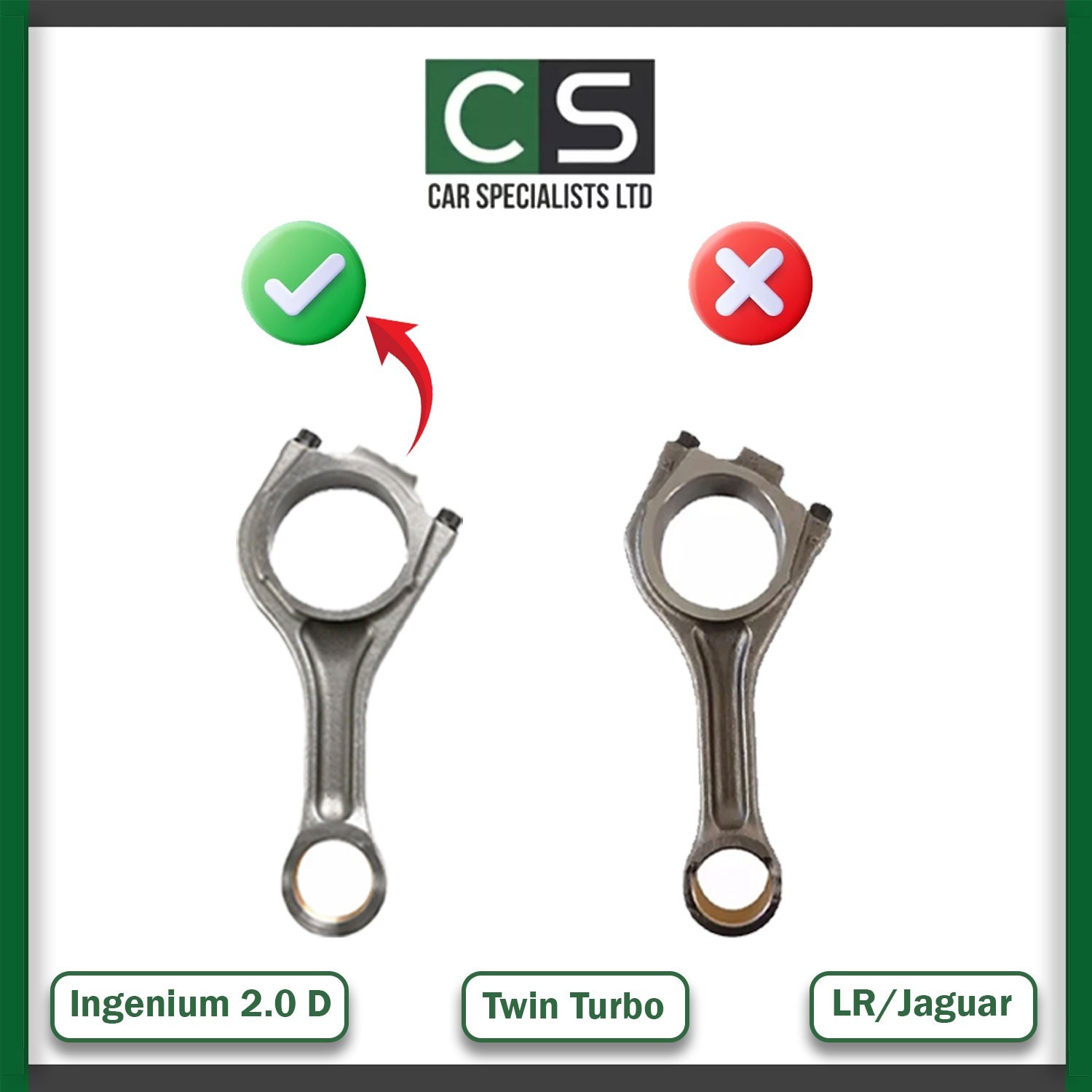 RANGE ROVER 2.0 DIESEL 204DTA CRANKSHAFT MAIN BIG END BEARINGS SET REBUILD KIT