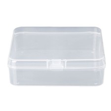 Square Transparent Plastic Jewelry Storage Boxes Beads for Case Container
