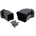 Plus Black Aluminum Textured Multi Angle Bracket Kit 2-Pc