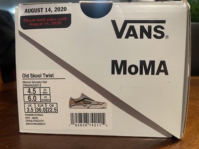 VANS MoMA Old Skool Twist Salvador Dali Men's Skate Sneaker Size 4.5