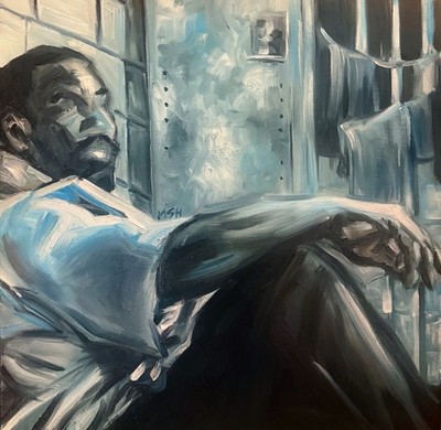 The B. Coming Beanie Sigel Painting
